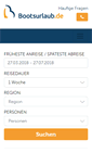 Mobile Screenshot of bootsurlaub.de